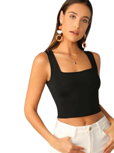 Image of KOTTY Women's Casual Sleeveless Solid Pink Top