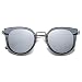 SojoS Polarized Sunglasses Oversize Metal Frame UV Reflective Lens Unisex SJ1057 Silver Frame/Grey&Silver Mirrored Lens