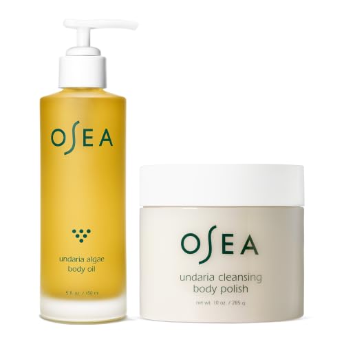 OSEA Undaria Golden Glow Duo – Undaria Cleansing Body Polish & Undaria Algae Body Oil