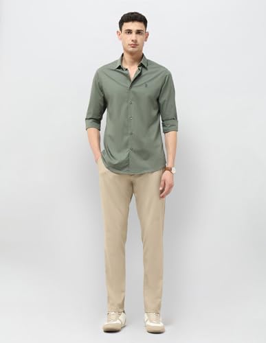 Image of U.s.Polo Association Men's Tailored fit Equestrian Aisle Theater Shirt