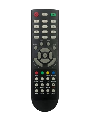 Image of Upix Set Top Box Remote No. 352, Compatible /Replacement for Den HD Set Top Box Remote Control (Exactly Same Remote Will Only Work)