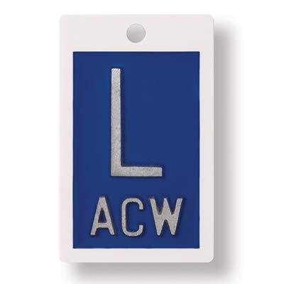 X-Ray Marker (Plastic) - Blue, Left ONLY, 1" Lead Letter "L"