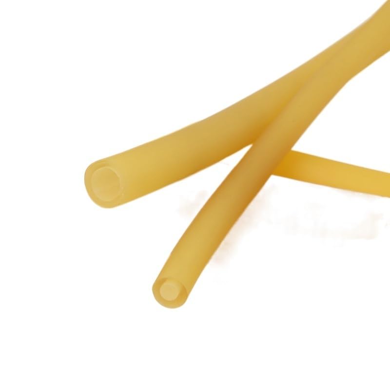 1M/3M Nature Latex Rubber Hoses 1.6/2/ 3/4/ 5/6/ 7/9/ 10/12/ 14 /17mm High Resilient Elastic Surgical Medical Tube Fitness/lab Tools(3 Meters,ID 1.7mm x 4.5mm OD)