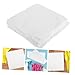 CHILDWEET 100pcs Microfiber Cleaning Rags Gray Industrial for Car Medical Use Static-Free Polyester Fiber
