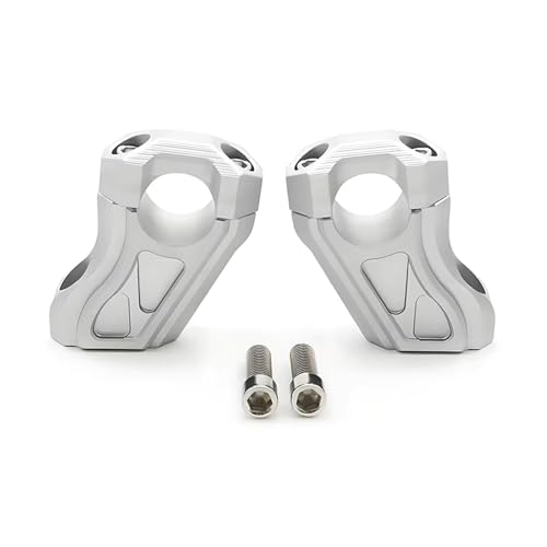 Rehausseurs de guidon pour R NINET 2019-2020 et Scrambler | Supports alu argent