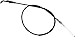 Motion Pro Pull Throttle Cable (Standard) Compatible with 94-09 Kawasaki EX500