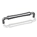 Jeffrey Alexander 537-128DACM 5-7/16" Gavel Cabinet Pull. 128mm CC. Dark Antique Copper Machined.