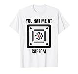 Funny carrom board games player