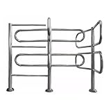 Cancello a Tornello a Battente Unidirezionale in Acciaio Inox, Porta Manuale di Ingresso e...