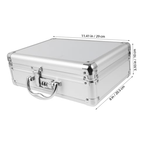 Serrure à code contre le vol boîte à outils portable aluminium pour sécuriser vos chantiers