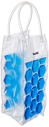 Ibili 778400 Bols Enfriabotellas 2 Côtés, Inox, Transparent, 27 x 20 x 11 cm