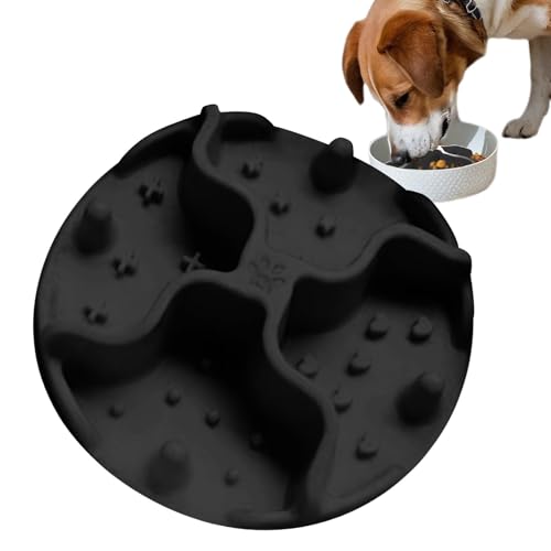 ペットのなめるマット - 犬のなめるマット |吸盤デザインの犬の舐めとプレイマット、吸盤付きスローフードパッド |犬用クレート リックパッド スローフィーダー 中小型犬用 リックパッド クレート トレーニング おもちゃ