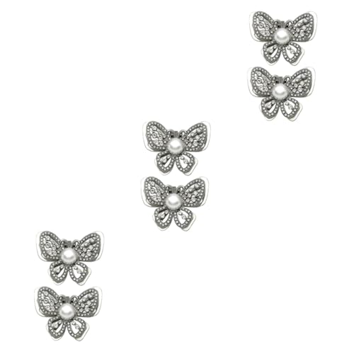 Bijoux de chaussures en alliage d'argent amovibles avec strass pour fête et mariage