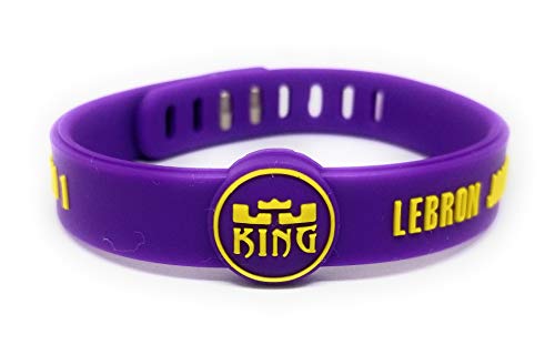 SportsBraceletsPro Adjustable American Basketball Player Bracelets Baller Bands (James)