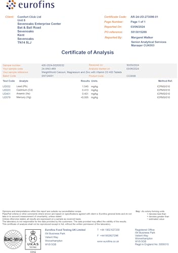 Calcium Magnesium Zinc and Vitamin D Supplement | 1+ Year Supply | 400 Vegan Tablets | 1414mg per 2 Tablets - with Zinc, Selenium & Vitamin K2 - for Bones, Teeth & Muscle Function (EFSA Claims) - Image 8