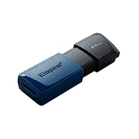 Kingston DataTraveler Exodia M USB Stick (2 Stück) 3.2 Gen 1 DTXM/64GB-2P- mit beweglicher Kappe (Schwarz + Blau) – Ansicht 2
