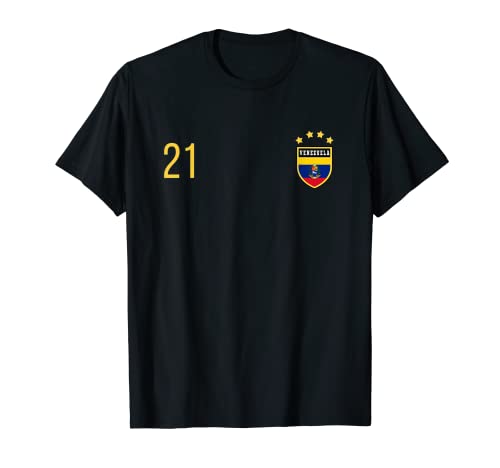 Venezuela Número 21 Deportes Jersey Fútbol # veintiuno Camiseta