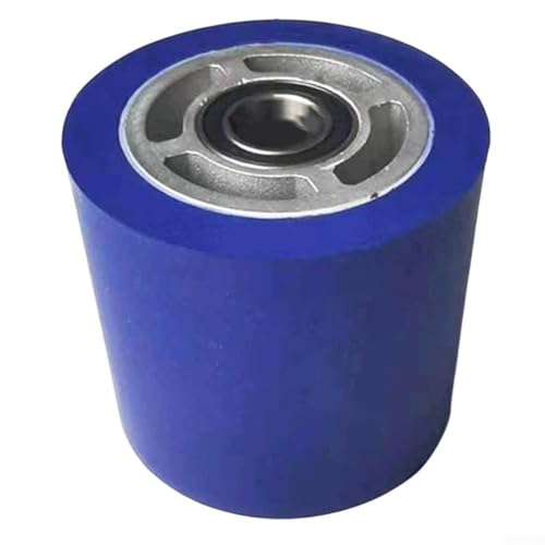 Rueda de prensa de goma transportadora de bordes automática para carpintería, accesorios de olla de pegamento, construcción de metal resistente al desgaste, 70 mm (70-17-70)