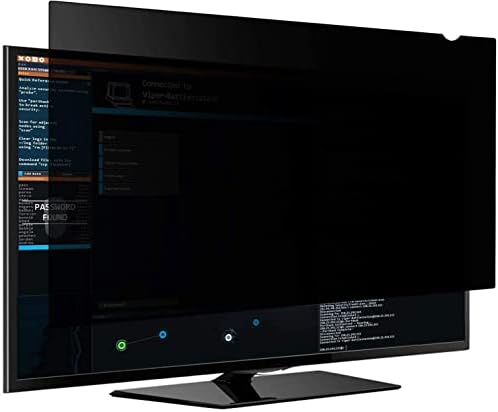 Computer Privacy Screen Filter 24 inches for Widescreen Computer Monitor – Date Protection for Desktop Computer Security – Anti-Glare, Anti-Scratch, Blocks 96% UV–16:9 Aspect Ratio