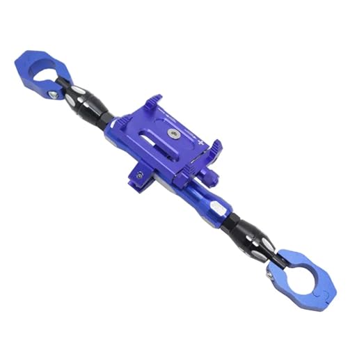 Barre d'équilibrage moto réglable bleu réduit vibration volant