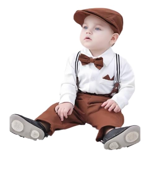 Children shirt and bottom dress set with cap included for kids in soft simple fabric with easy fit size shape design for walk play indoor outdoor use-image-4