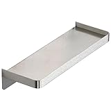 【FUERTE CAPACIDAD DE CARGA】. El adhesivo mejorado proporciona una estabilidad magnífica. El estante del baño puede soportar un peso de 10-20KG. No tiene que preocuparse de que el estante de la ducha se caiga de la pared después de la instalación. Nuestros estantes de baño harán que su cuarto de baño esté más limpio y ordenado. El estante organizador de baño es el regalo ideal para familiares, amigos.