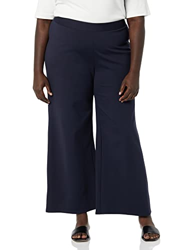Amazon Essentials Women's Dressy Cropped Wide Leg Pull-On Pants4