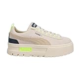 PUMA Womens Mayze Platform Sneakers Shoes Casual - Off White - Size 9.5 M