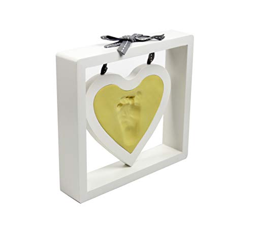 image for Baby Keepsake Frame Kit, Newborn Baby Handprint Desk Frame Kit,Baby Ha