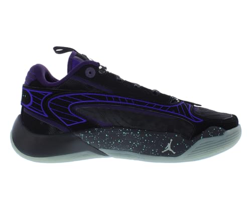 Jordan Boy's Luka 2 (Big Kid) Black/Glow/Regency Purple/Aurora Green 4 Big Kid M2