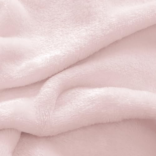 Image of BEDELITE Flannel Sheets Queen Size Pink - Super Soft Fleece Sheets Set Fluffy Extra Plush, 4 Piece(Include Fitted Sheet, Flat Sheet, 2 Pillowcases)