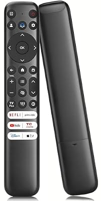 New Remote Control for TCL Google-TV LED UHD QLED FHD HDR Smart TVs, Replacement Remote RC813 for Q550G Q650G Q670G Q750G QM850G S370G S450G S470G S550G