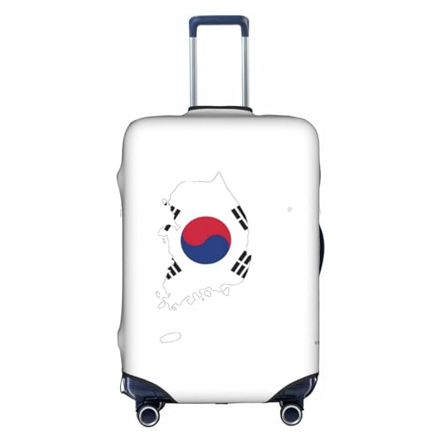 Housse de protection valise blanche XL pour éviter les rayures en soute d'avion