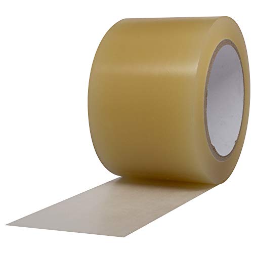 ProTapes Pro 50 Premium Vinyl Safety Marking and Dance Floor Splicing Tape, 6 mils Thick, 36 yds Length x 3' Width, Clear (Pack of 1)