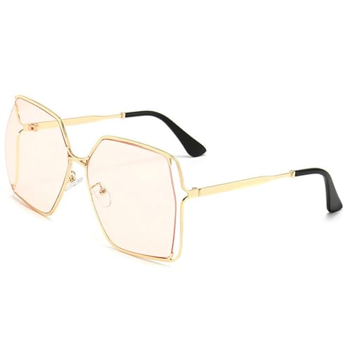 helena Vintage Oversized Square Sunglasses for Women Retro Womens Sunglasses UV400 Trendy Luxury Big Sun Glasses S672