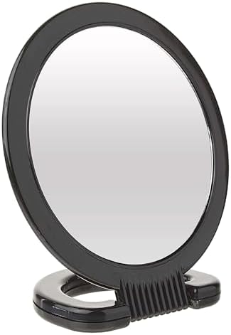 Diane Double-Sided Hand Mirror, 1X & 3X Magnification, 6" Diameter