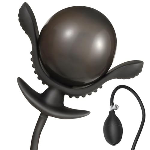 SXOVO Aufblasbarer Analplug mit Pumpe Flüssigsilikon Butt Plug Prostata Stimulation Masturbator BDSM Anal Expander Extreme Sexspielzeuge für Männer Frauen und Paare