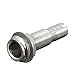 Seachoice Mega-Flow Dripless Thru Hull Fitting, 316 Stainless Steel, Fits 3/4 in. Hose, 1-1/2 in. Max. Hull