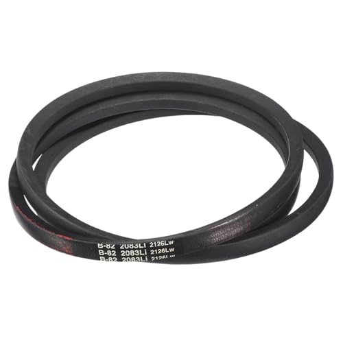 Image of uxcell 3 Pack B82 Classic Wrapped V-Belt, 85 inch Outside Circumference Wrapped Industrial Rubber V-Belt B Profile V-Belt for Industrial Machinery Equipment, Black