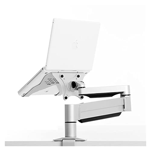 Soporte de monitor y portátil regulable con mástil de 40cm brazo M201 4