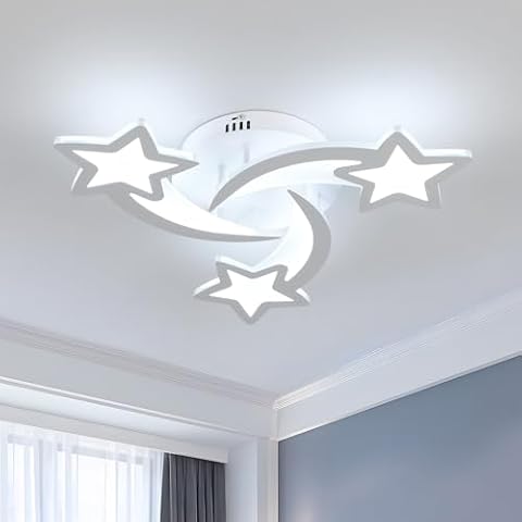 Dorlink 3 Star LED Ceiling Light for Kids Cover