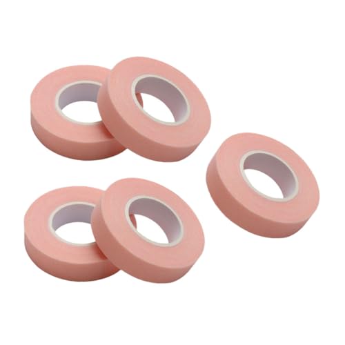 WOFASHPURET False Lash Tape Set 5 Rolls of Adhesive Fabric Tape 9in Long for Lash Grafting Easy to Cut to Size