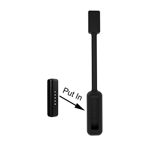 AUTRUN Colorful Replacement Accessory Magnetic Clip Clasp Strap For Fitbit Flex 2 (No Tracker) (Black)