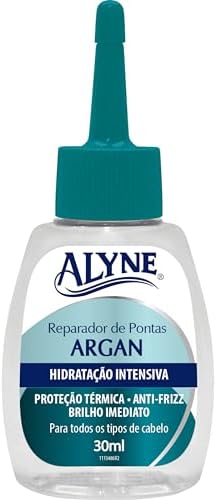 Alyne, Reparador de Pontas, Hidratação Intensiva, 30 ml, Verde
