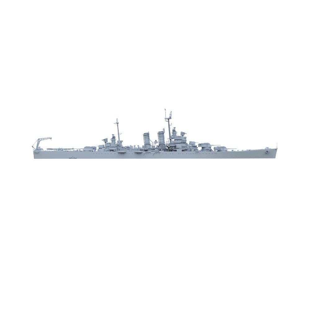 Niepomalowana bitwa 1/350 amerykański model wojskowy Wichita Cruiser