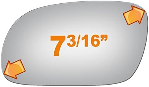 Burco 2634 Side View Mirror Hyundai Accent 1995-1999 Driver