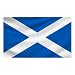 Bandera de Escocia, Bandera 90cm x 150cm, Bandera Grande con Trabilla para Mástil y Cordones para Sujetar, Bandera Ligera, Bandera para Deportes, Fútbol, Edificios (Escocia 1ud)