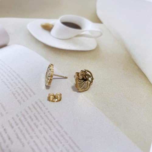 Minimalist Eagle Small Stud Earrings Stainless Steel for Men Women Cute Punk Animal Cartilage Pierced Hypoallergenic Tiny Huggie Sleeper Studs Earring Fashion Jewelry Gifts4