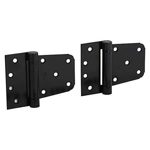 Image of National Hardware N342-592 V279 Extra Heavy Auto-Close Gate Hinge Set in Black