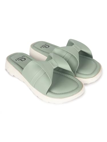 Image of Carlton London women's Comfort Slide Sandals with Bow